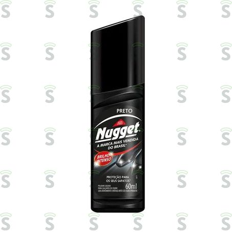  Cera Líquida Para Sapatos Nugget Preto 60ml