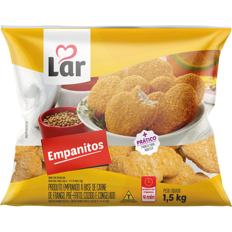 Empanitos Lar  1,5kg - Frango