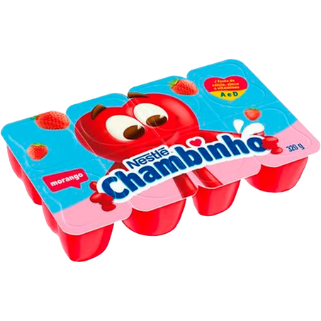 Iogurte nestle chambinho morango 320g