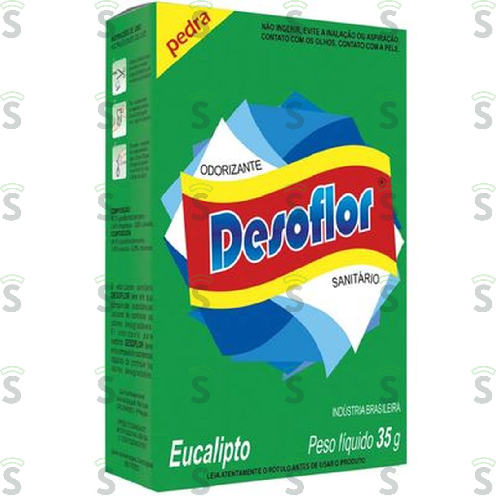 Odorizante Sanitário Desoflor Eucalipto Embalagem 35G