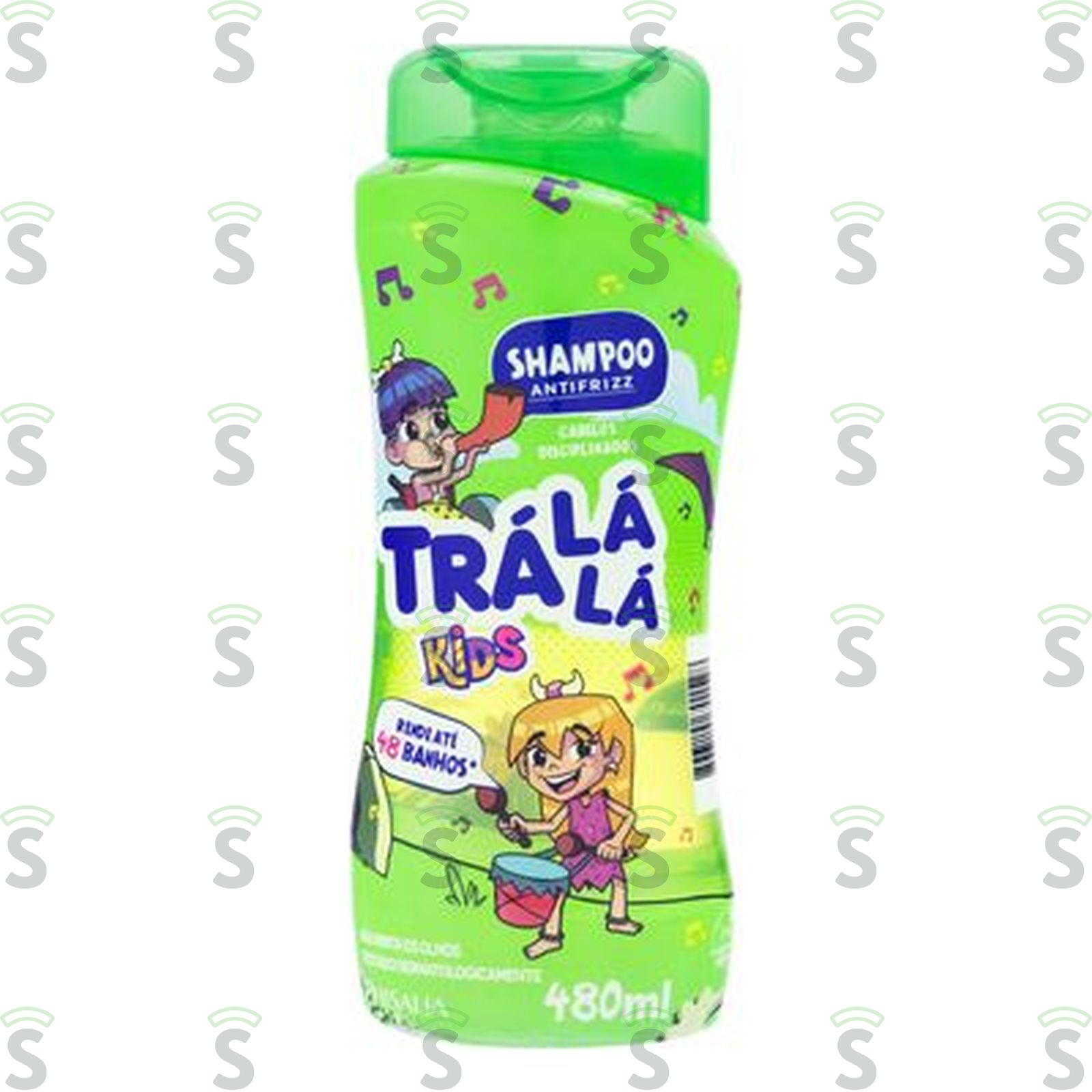 Shampoo Antifrizz Trá Lá Lá Kids Cabelos Disciplinados Frasco 480ml
