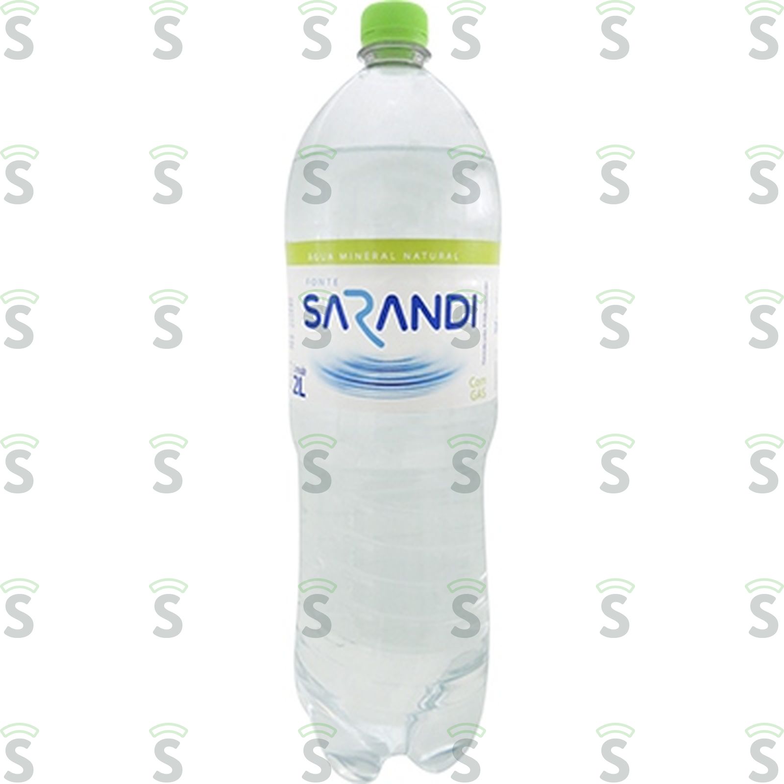 Água Mineral Sarandi Natural Com Gás Garrafa 2lt