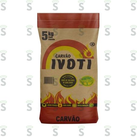  Carvão de Acácia Negra Ivoti Pacote 5kg