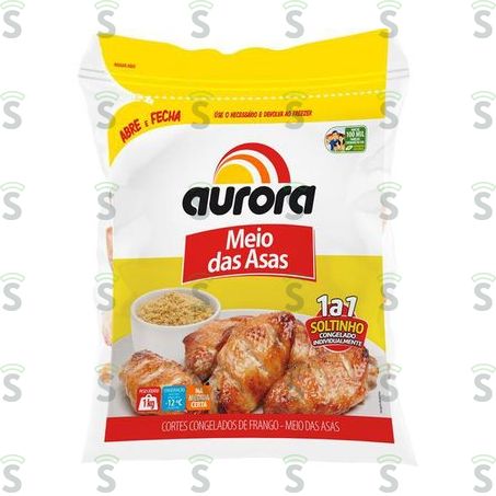  Aurora-frango Saco 1kg Meio da Asa