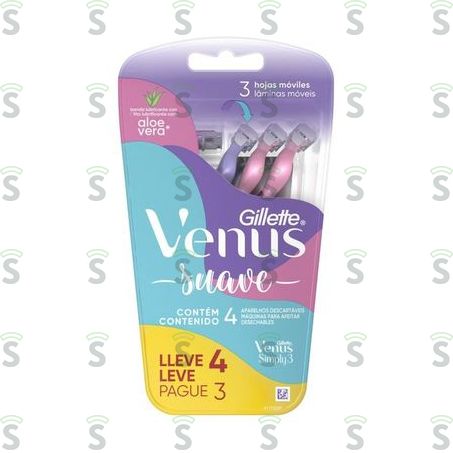  Aparelho de Depilação Gillette Simply Venus 4un
