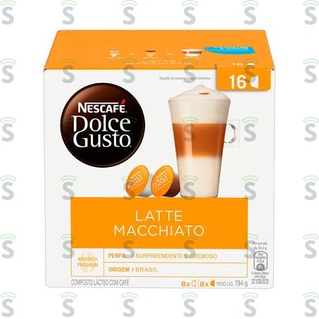  Café Cápsula Nescafé Dolce Gusto Latte Macchiato 16un