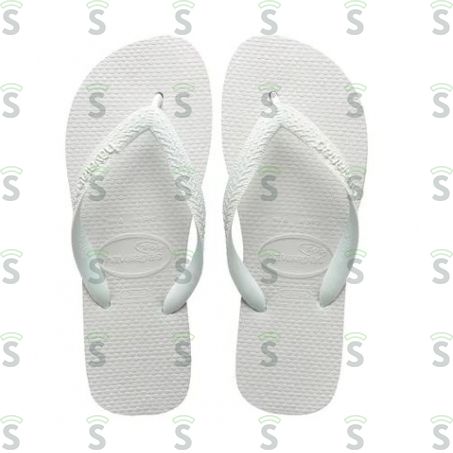  Chinelo Havaianas Top Branco Unidade 37/38 1un