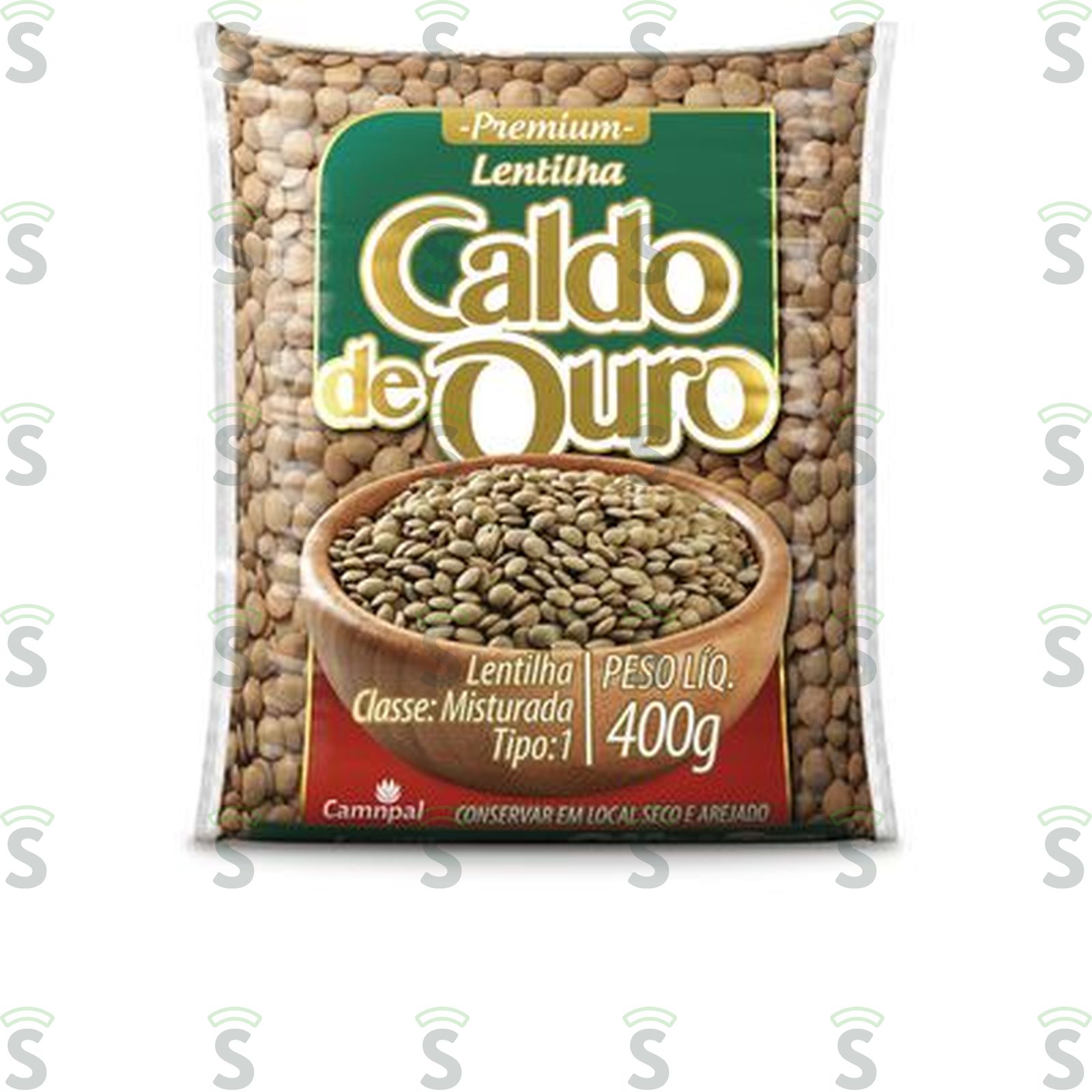 Caldo de ouro-lentilha premium 400g