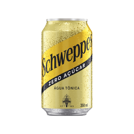 BEBIDA SCHWEPPES TÔNICA SEM AÇÚCAR LATA 350ML