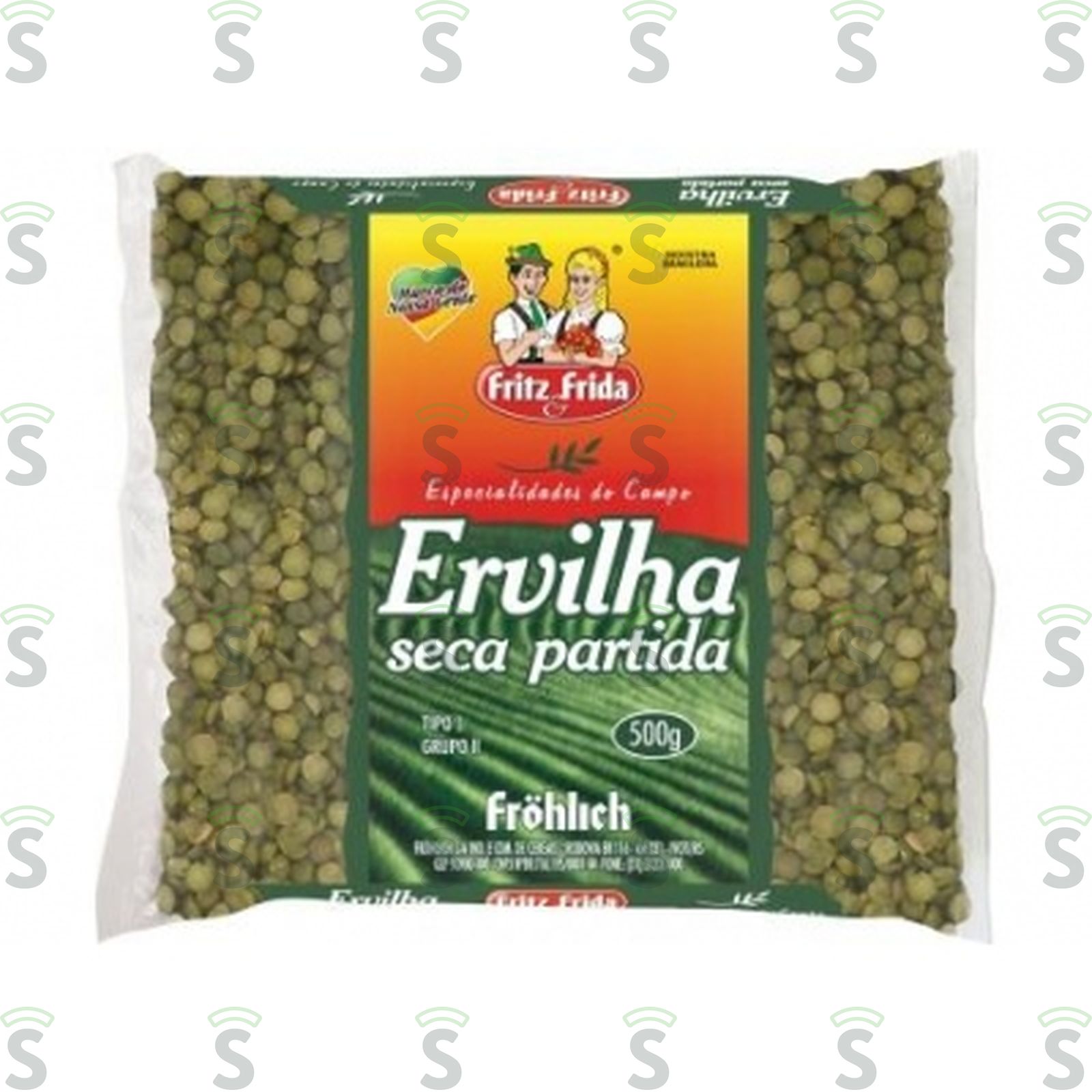 Ervilha Seca Partida Fritz E Frida Embalagem 500G