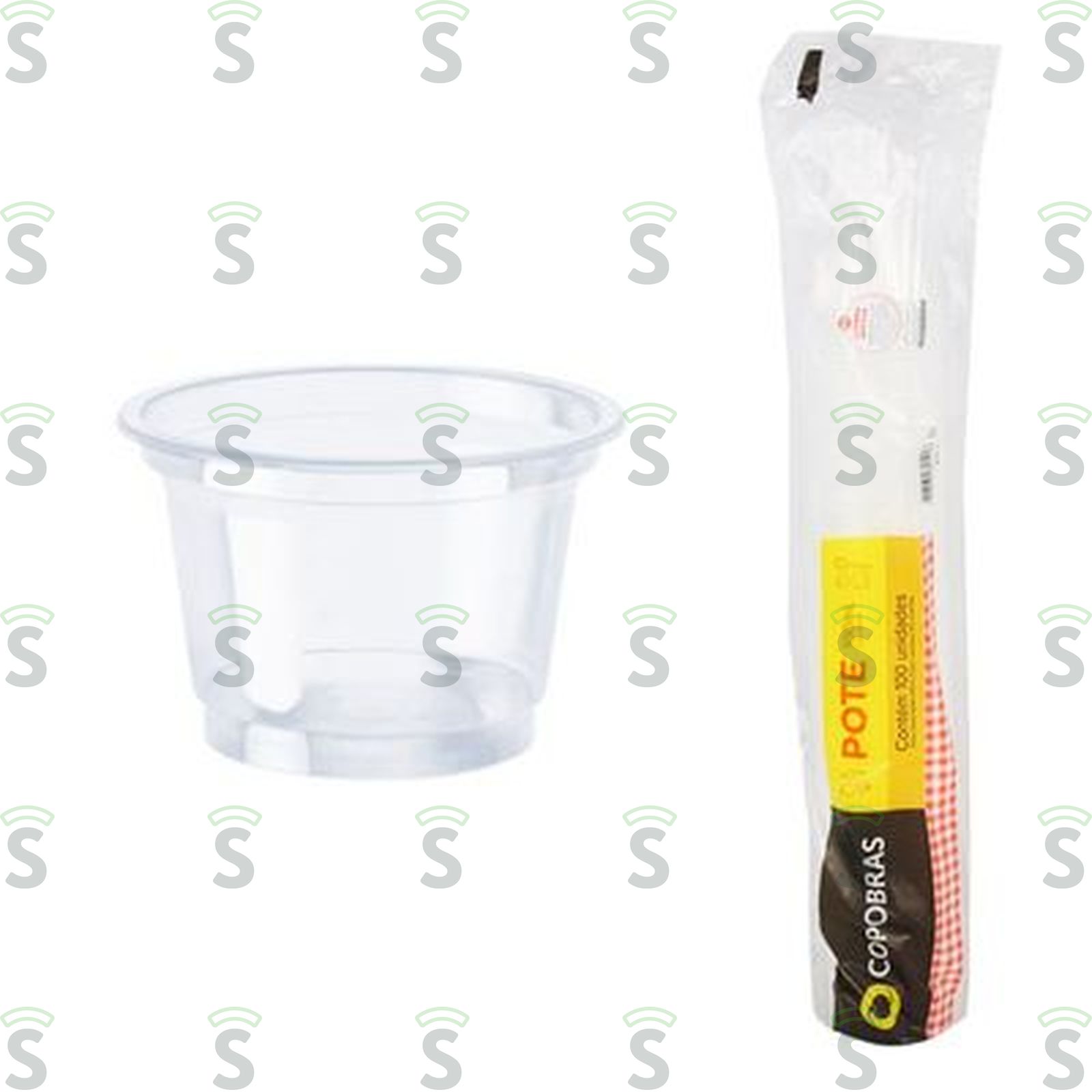 Copobras-pote transparente 100ml c 50