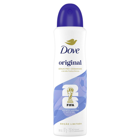 Desodorante Aerossol Dove 150ml - Feminino - Original