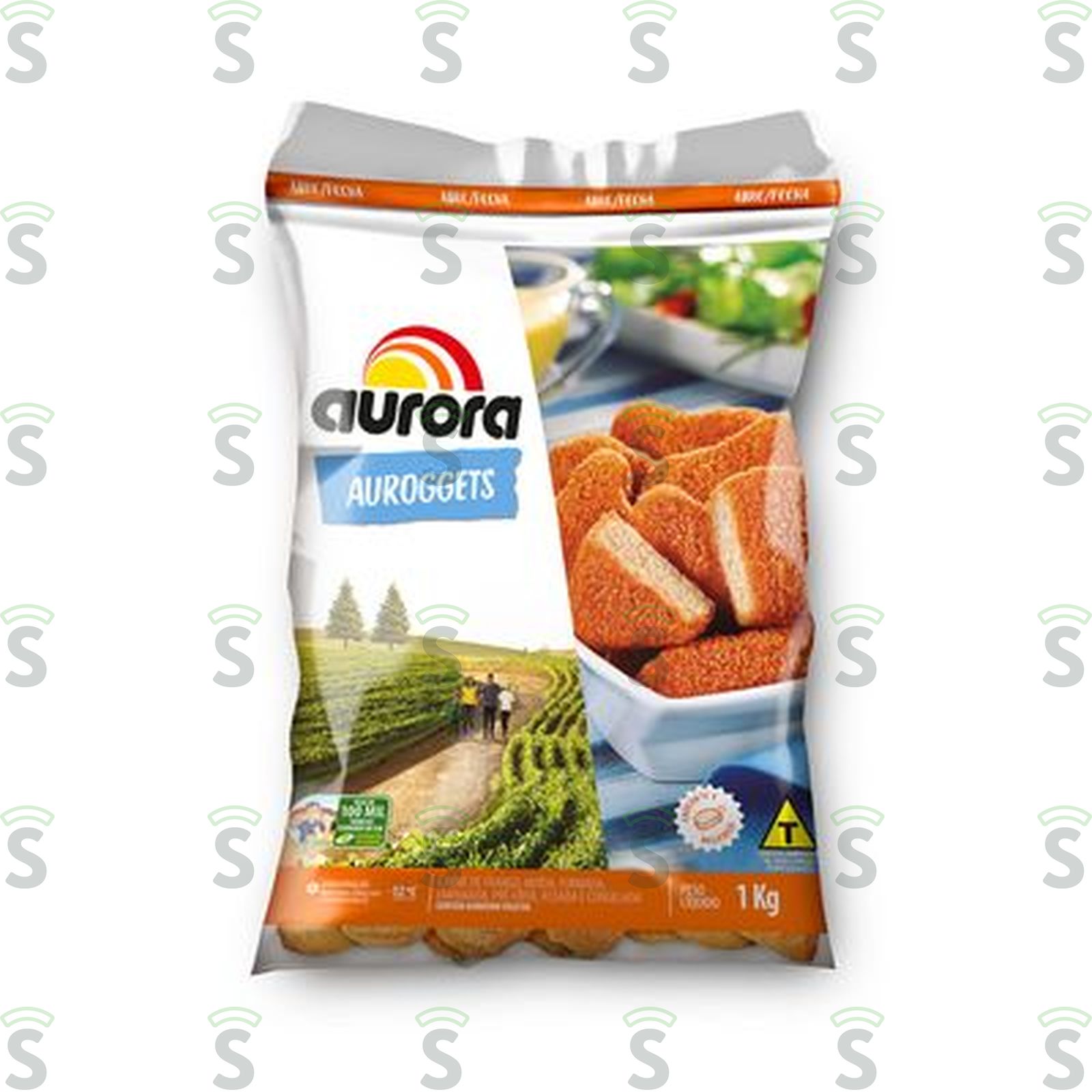 Empanado de Frango Aurora Auroggets Pacote 1KG