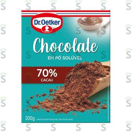  Chocolate Em Pó Dr. Oetker 70% Cacau 200g