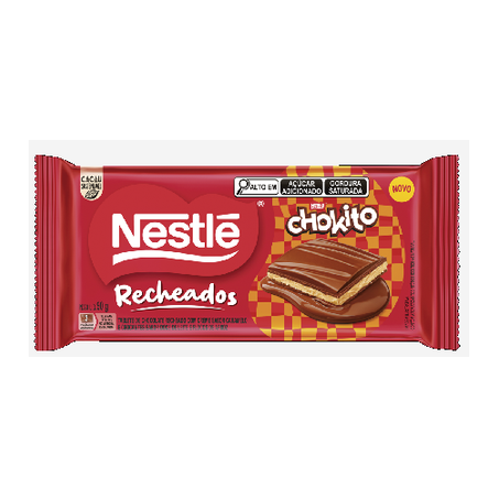 Chocolate Barra Nestle Recheados Chokito 90g