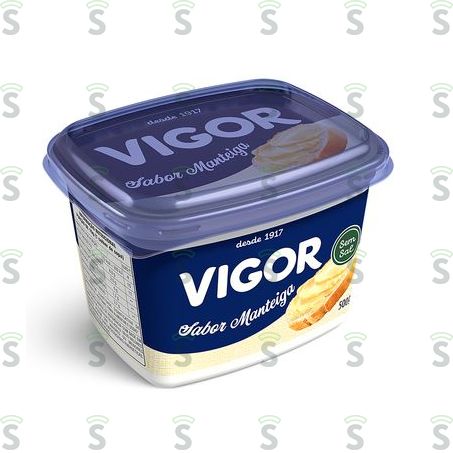  Margarina Vigor Sabor Manteiga Sem Sal 500g