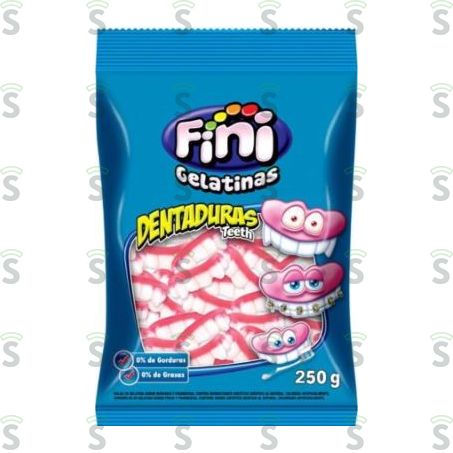  Fini-bala Gelatina 250g Dentaduras