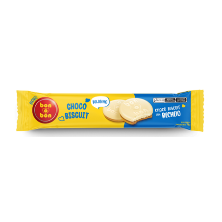 Biscoito Choco Biscuit Bon o Bon Beijinho 95g