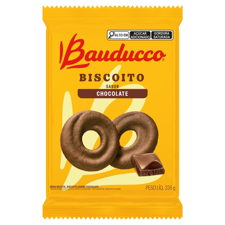 Biscoito Bauducco 335g - Chocolate