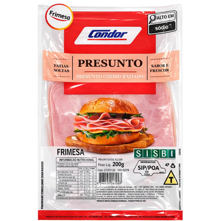 Presunto Frimesa Condor 200g - Fatiado