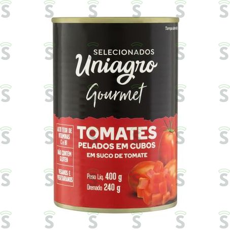  Uniagro-tomate Pelado 240g Cubos