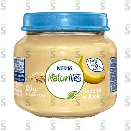  Papinha Naturnes Banana Com Aveia 120g