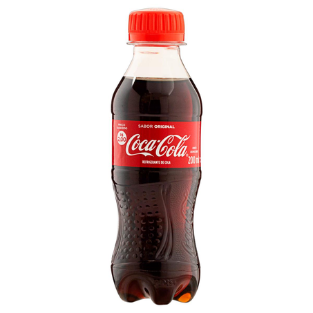 Refrigerante Coca-Cola 200ml - Tradicional - Pet