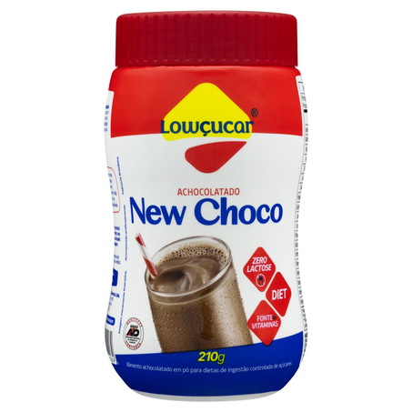 Achocolatado New Choco Lowçucar 210g - Zero Açúcar