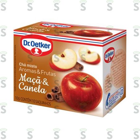  Chá Misto Dr.oetker Maça Com Canela Caixa Com 10un - 10gr
