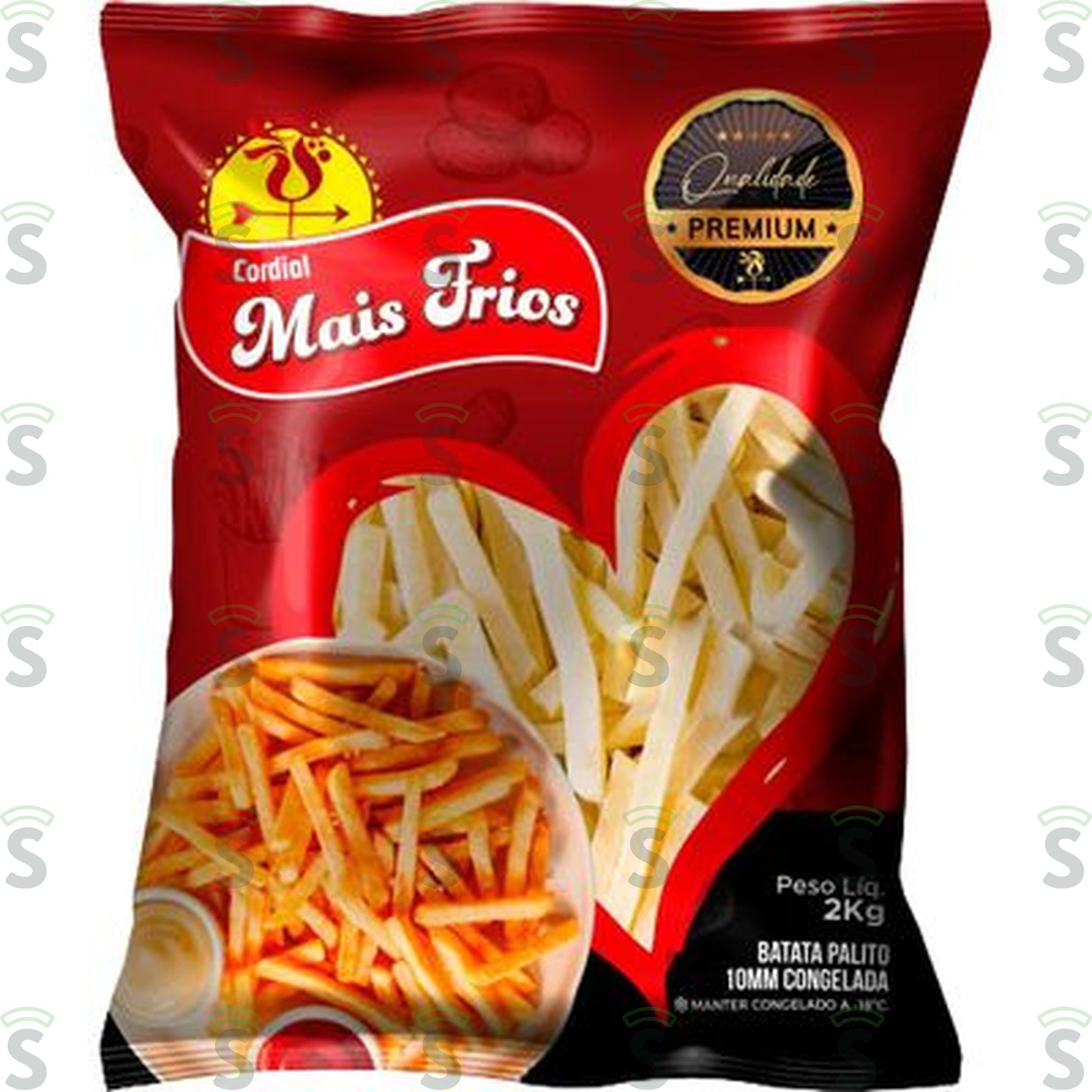 Batata Palito Congelada Tradicional Mais Frios 2KG