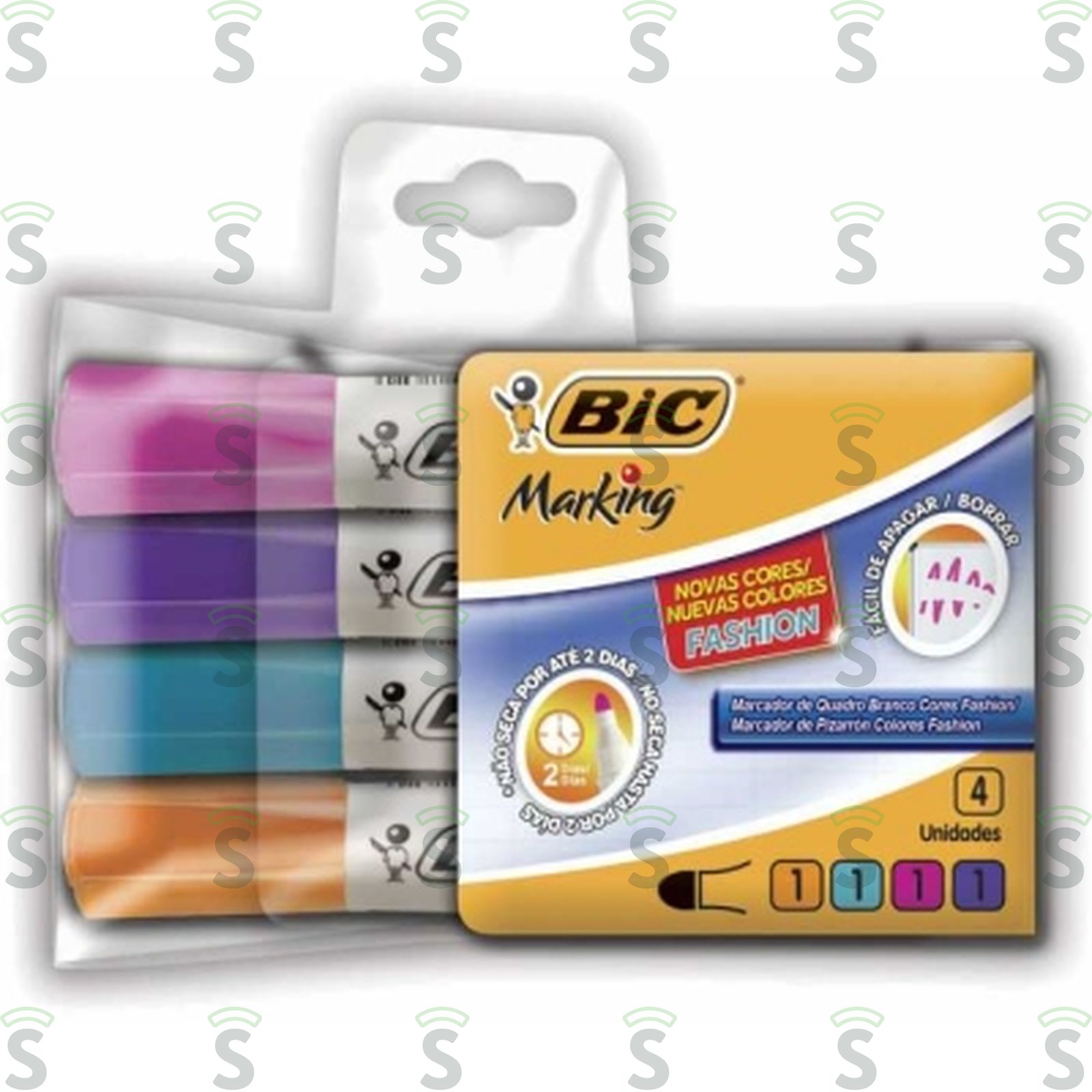 Pincel Quadro Branco Marking C/4 Fashion 4UN