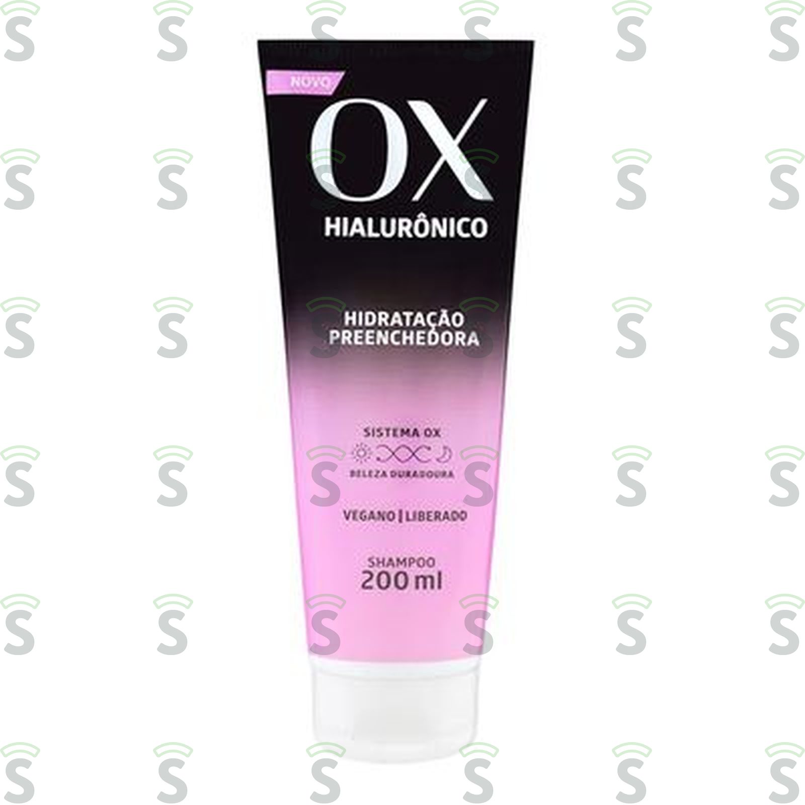 Shampoo Ox Cosméticos Hialurônico Hidratação Preenchedora Squeeze 240ml
