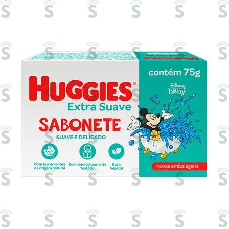  Huggies-sabonete Extra Suave 75g
