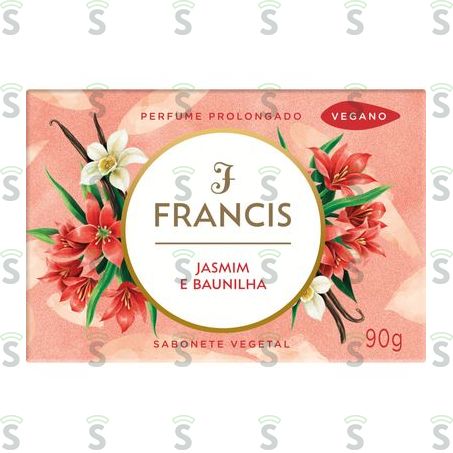  Sabonete Em Barra Francis Jasmim Do Nilo 90g