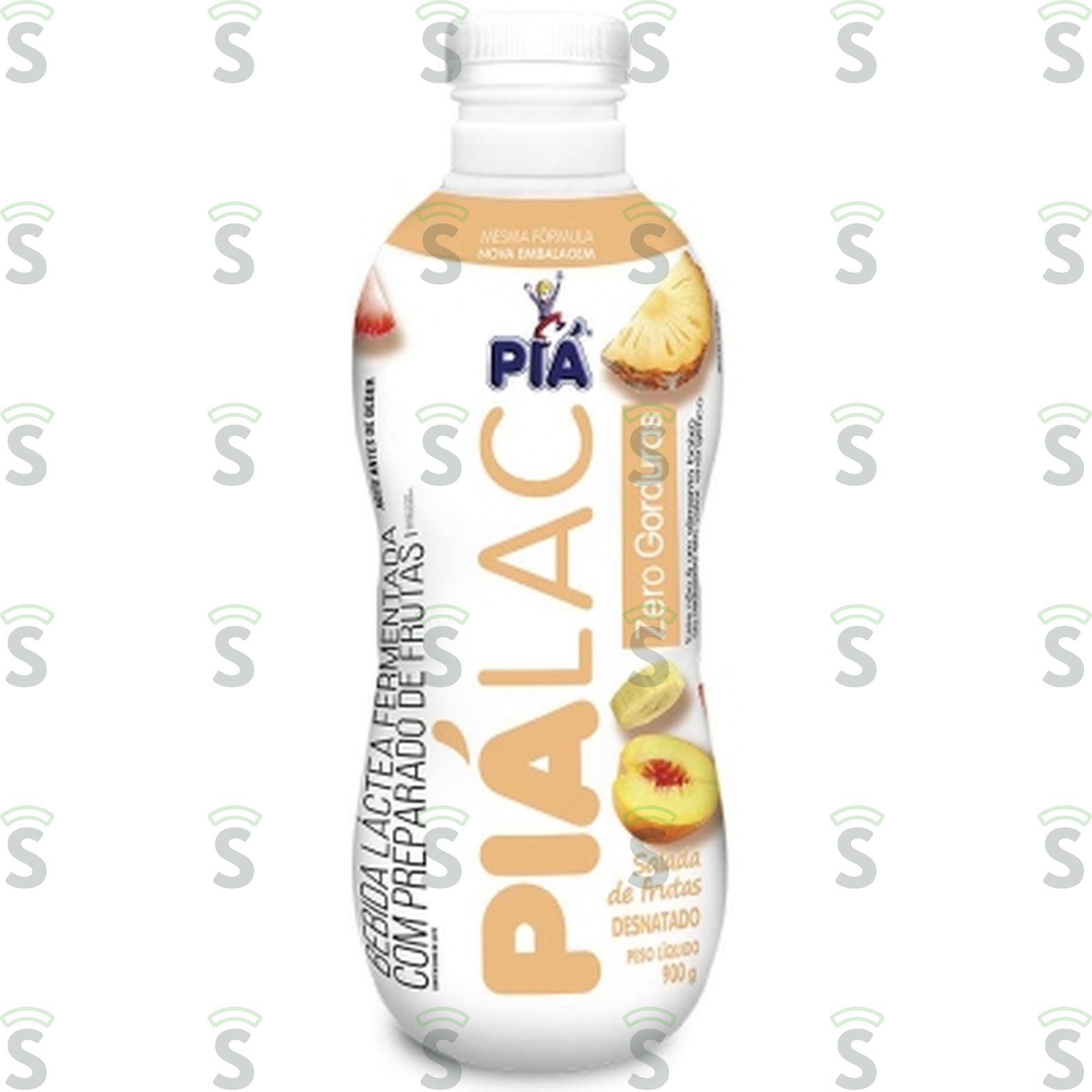Bebida Láctea Piá Zero Gordura Salada de Frutas Garrafa 900ML
