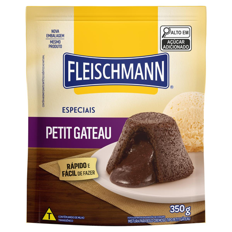 Mistura para Bolo Fleischmann 350g - Petit Gateau