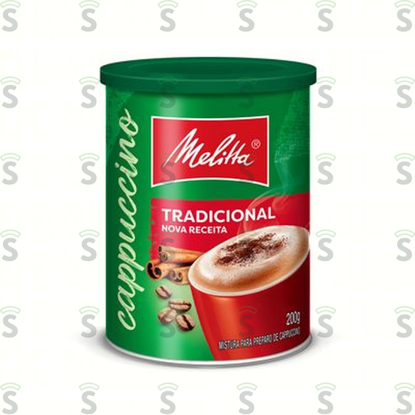 Cappuccino Solúvel Melitta Tradicional  Lata 200gr