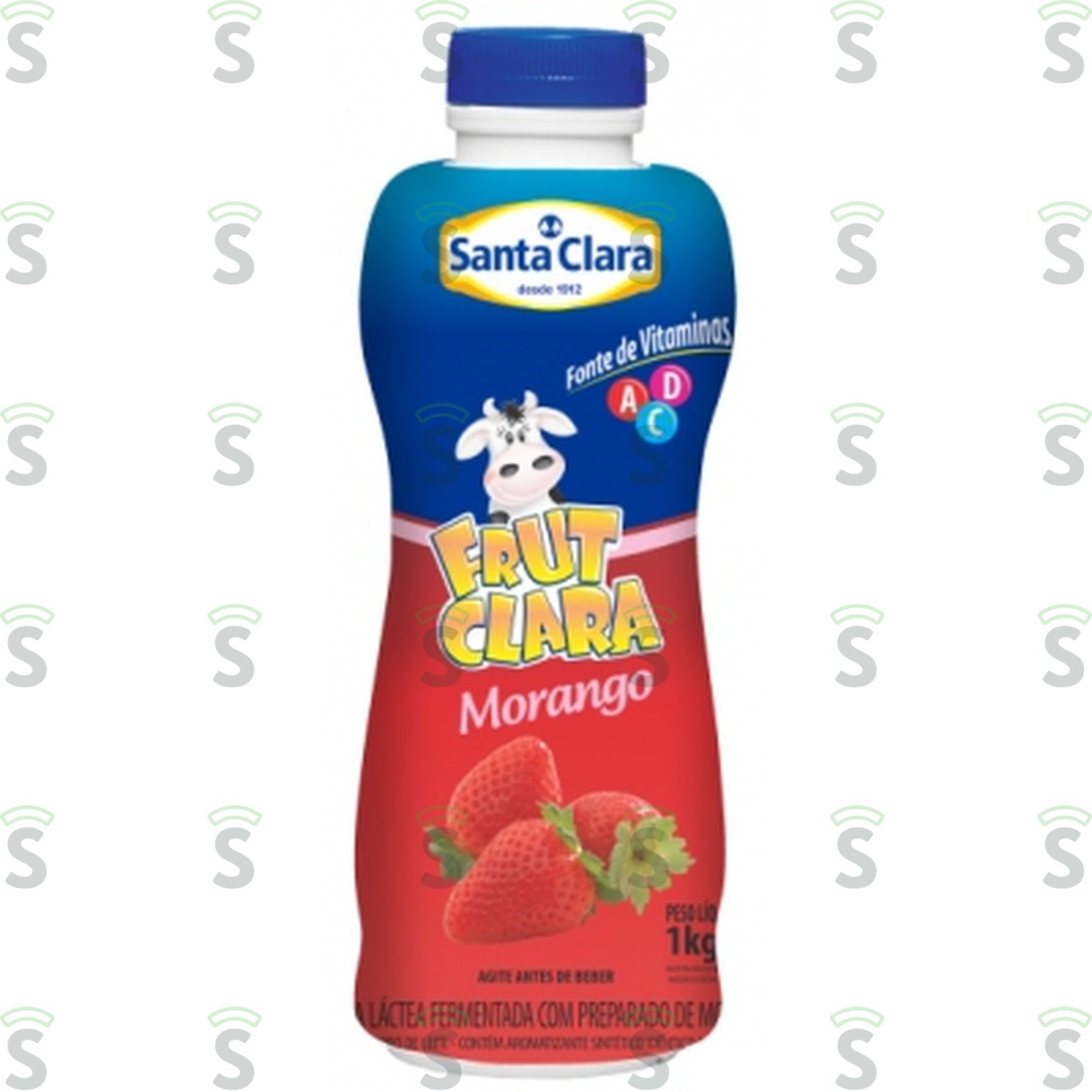 Santa clara-bebida lactea 1kg morango