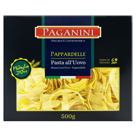 Massa Italiana Paganini 500g - Medaglia Doro - Pappardelle