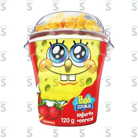  Batavo Bob Esponja 120g Morango Cereal