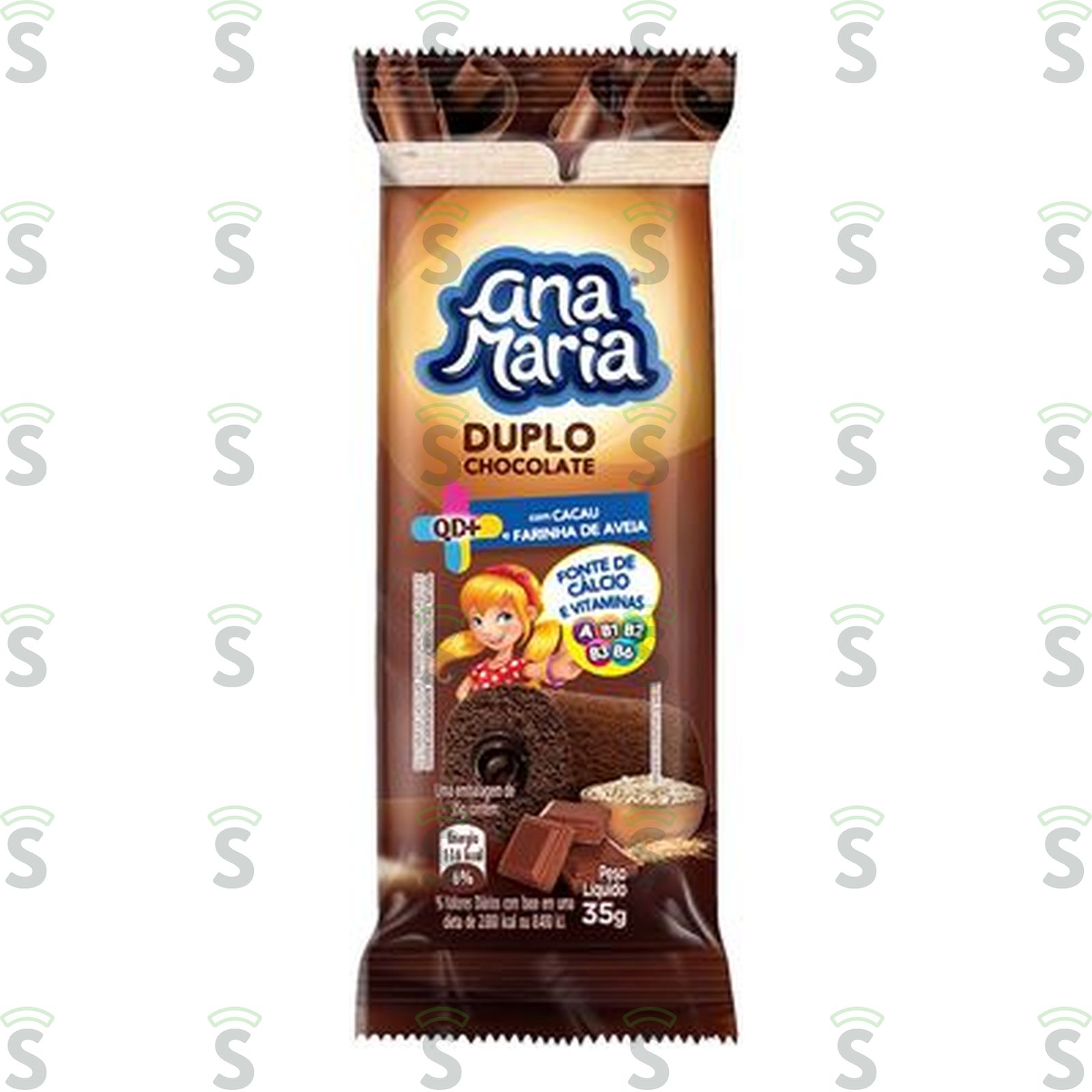 Bolinho Ana Maria Duplo Chocolate 35G