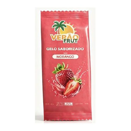 Gelo P/Drink Verão Frut Morango 180g