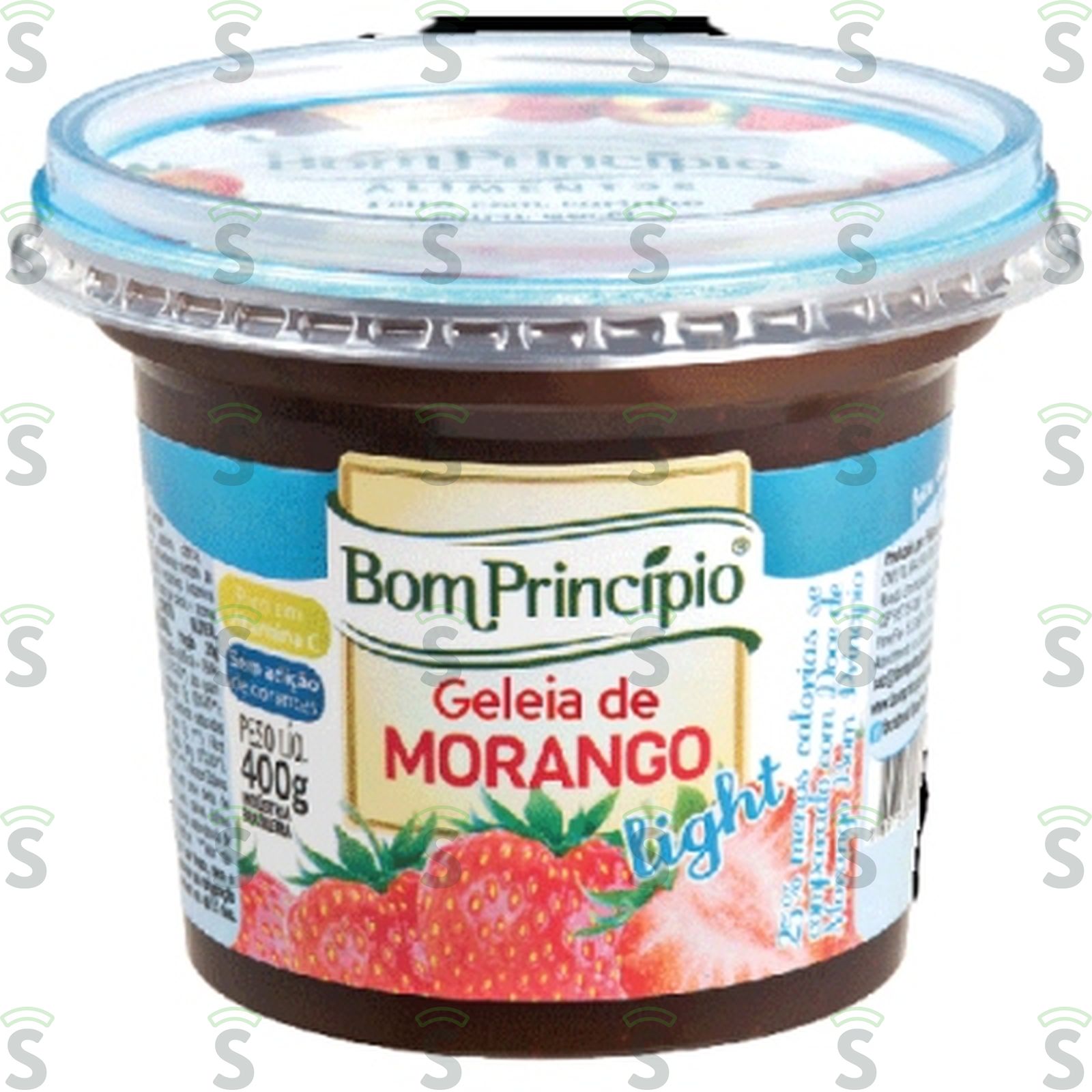Bom principio-geleia light 400g morango