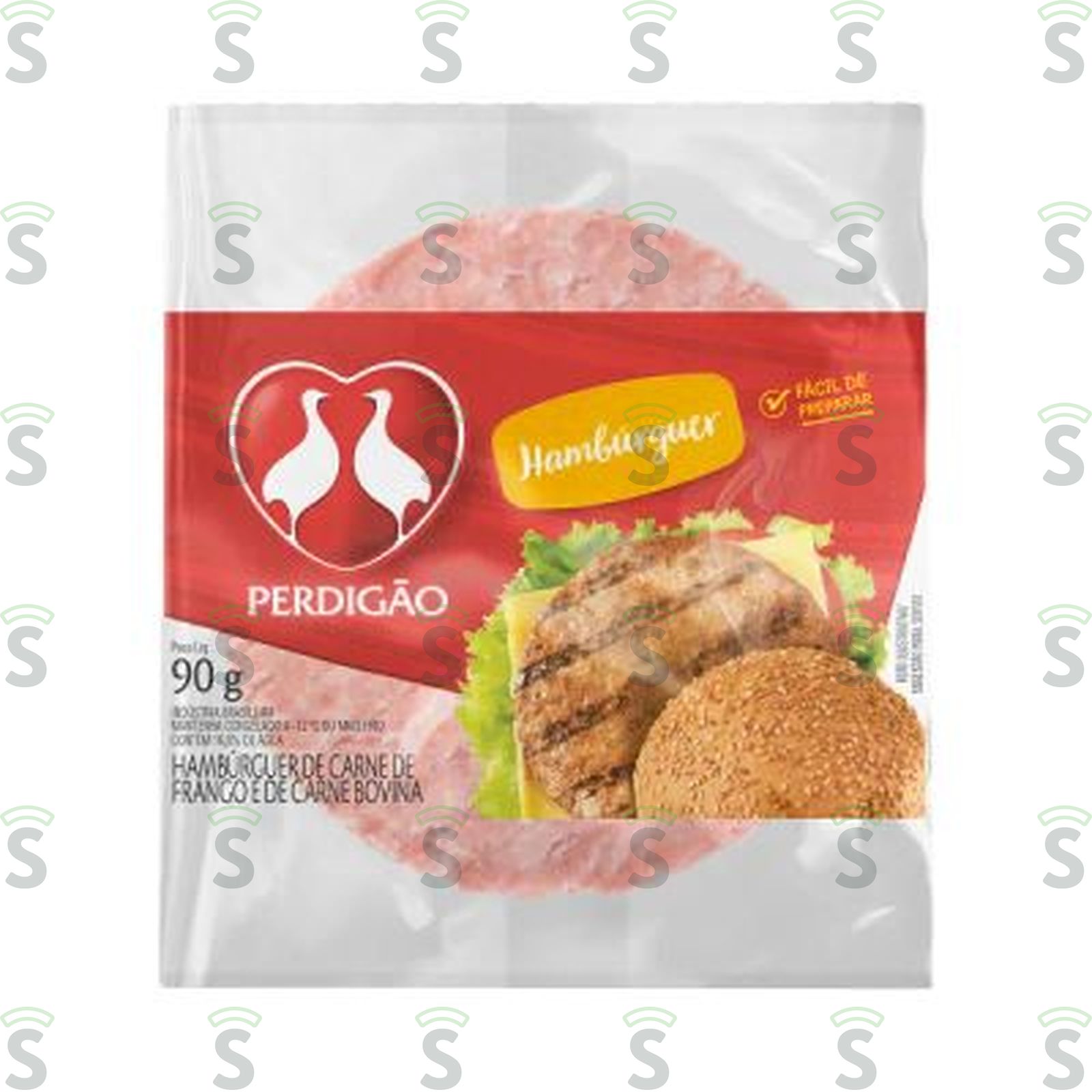 Perdigao-hamburger 90g